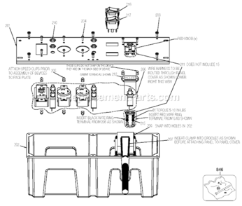 Part Location Diagram of D29422 Porter Cable Wire Harness